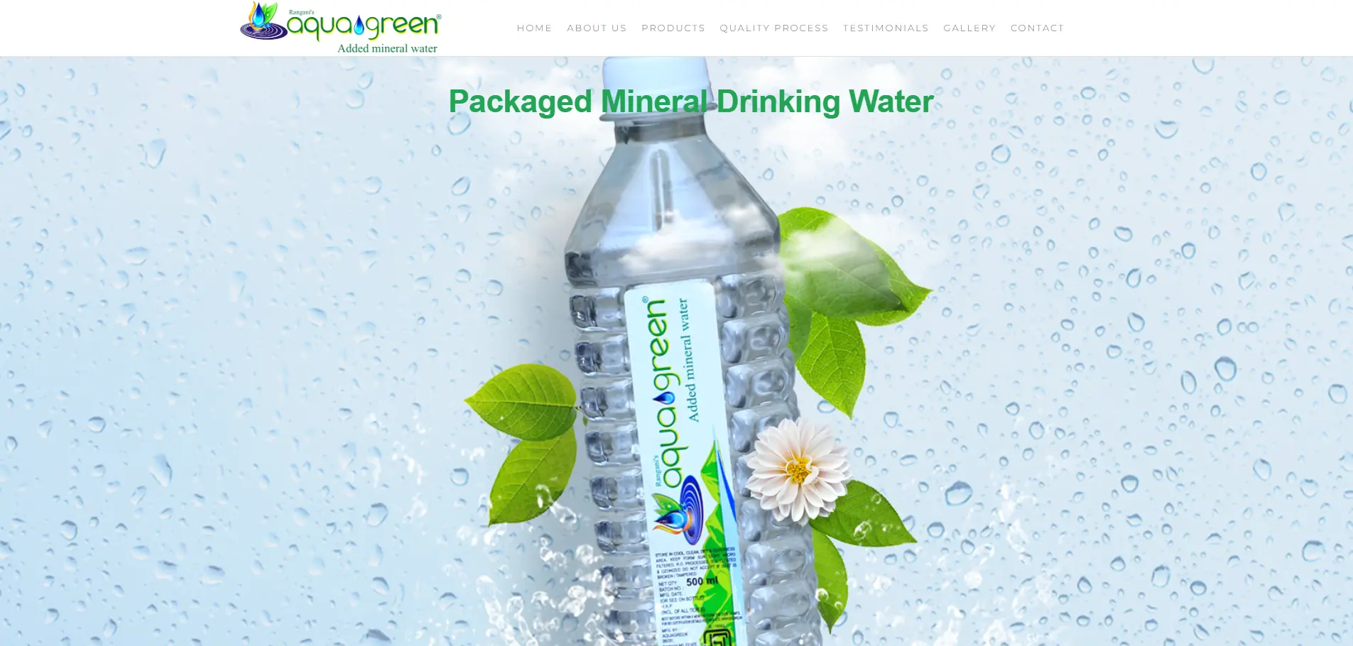Aquagreen Website