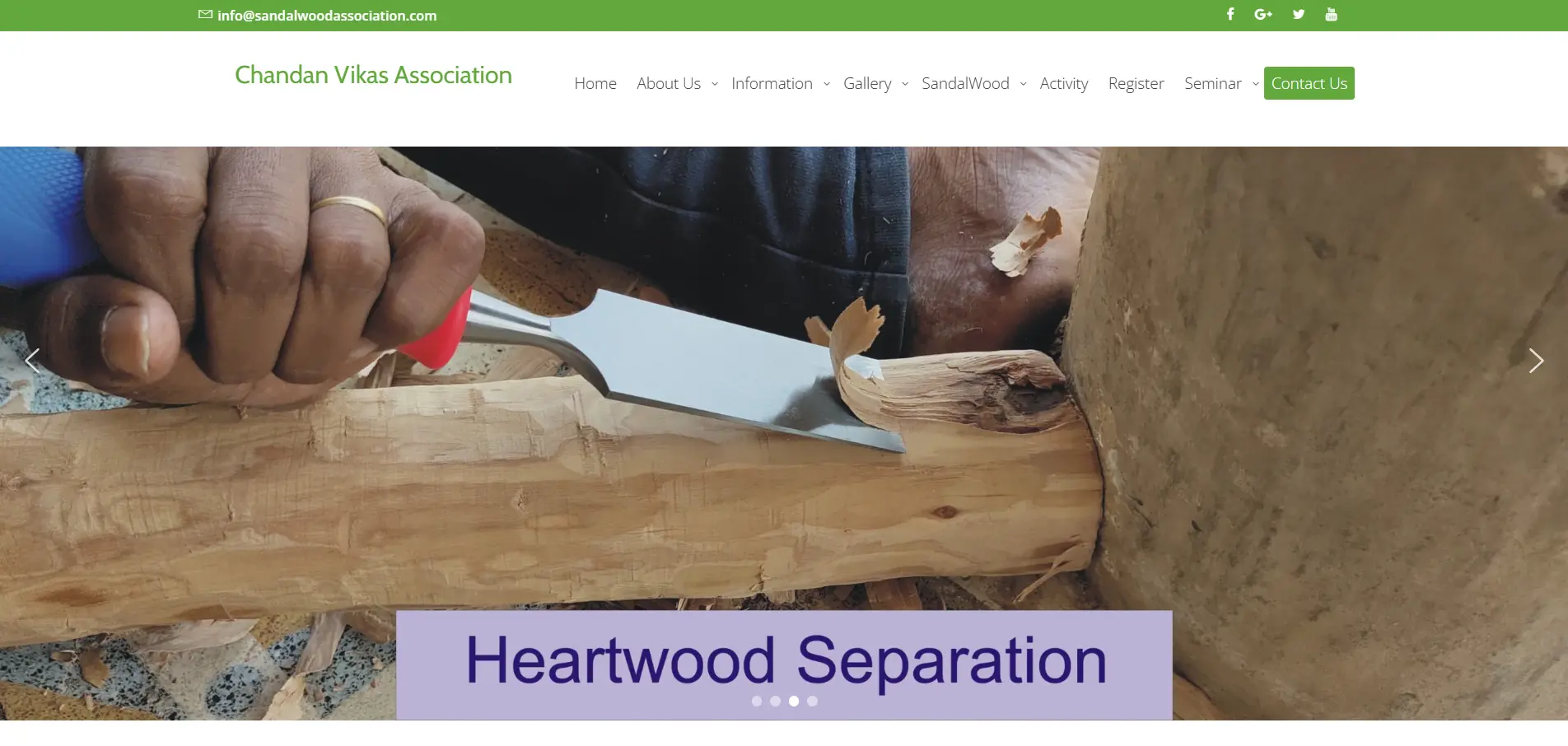 Chandan Vikas Association Website