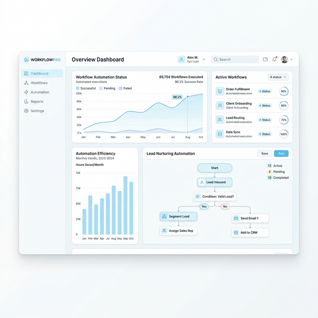 Enterprise Automation Dashboard